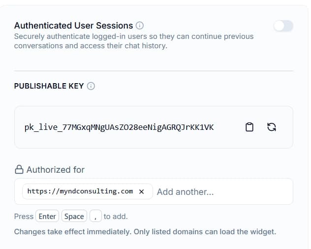 Webchat Widget